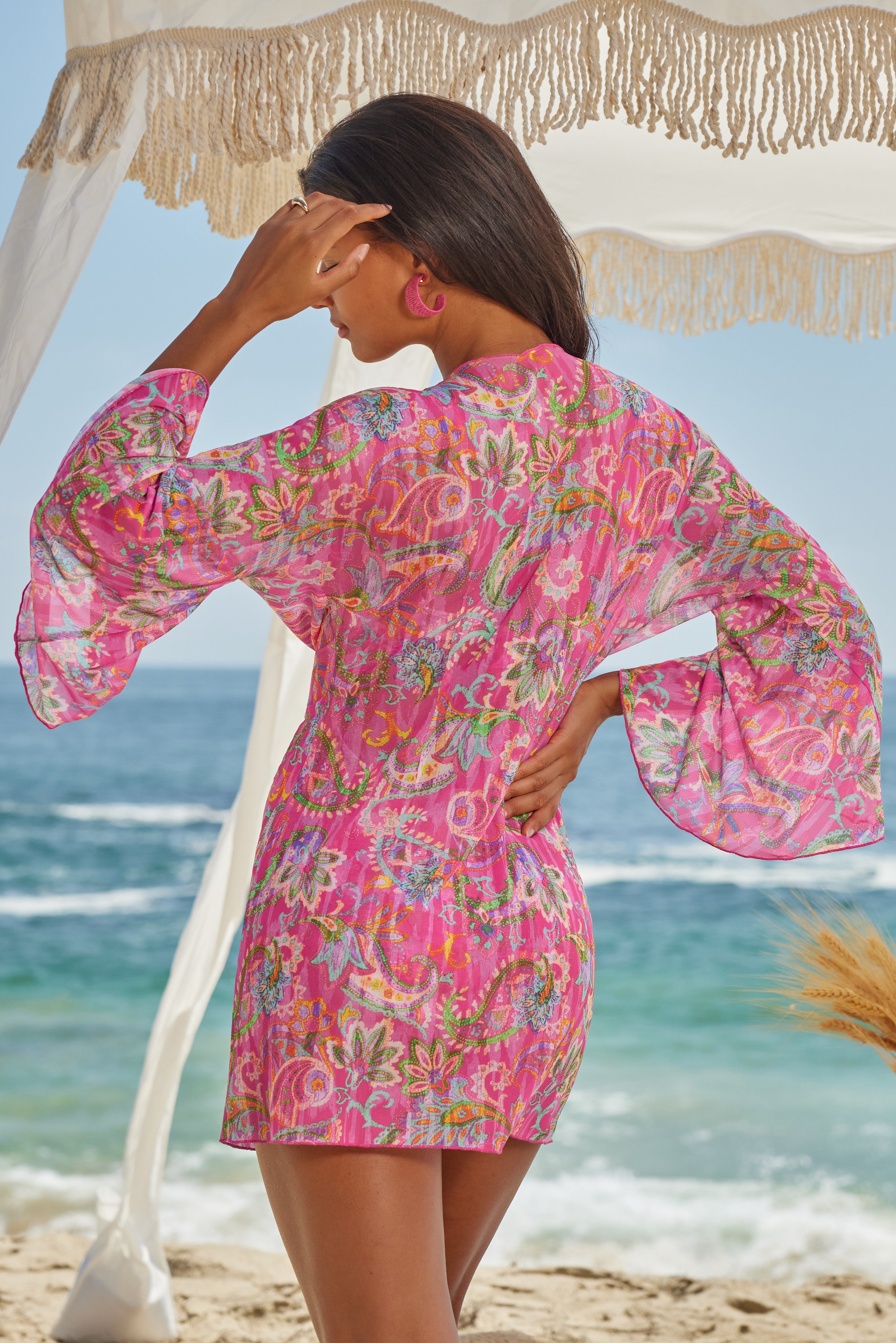 POLYNESIA MESH TUNIC